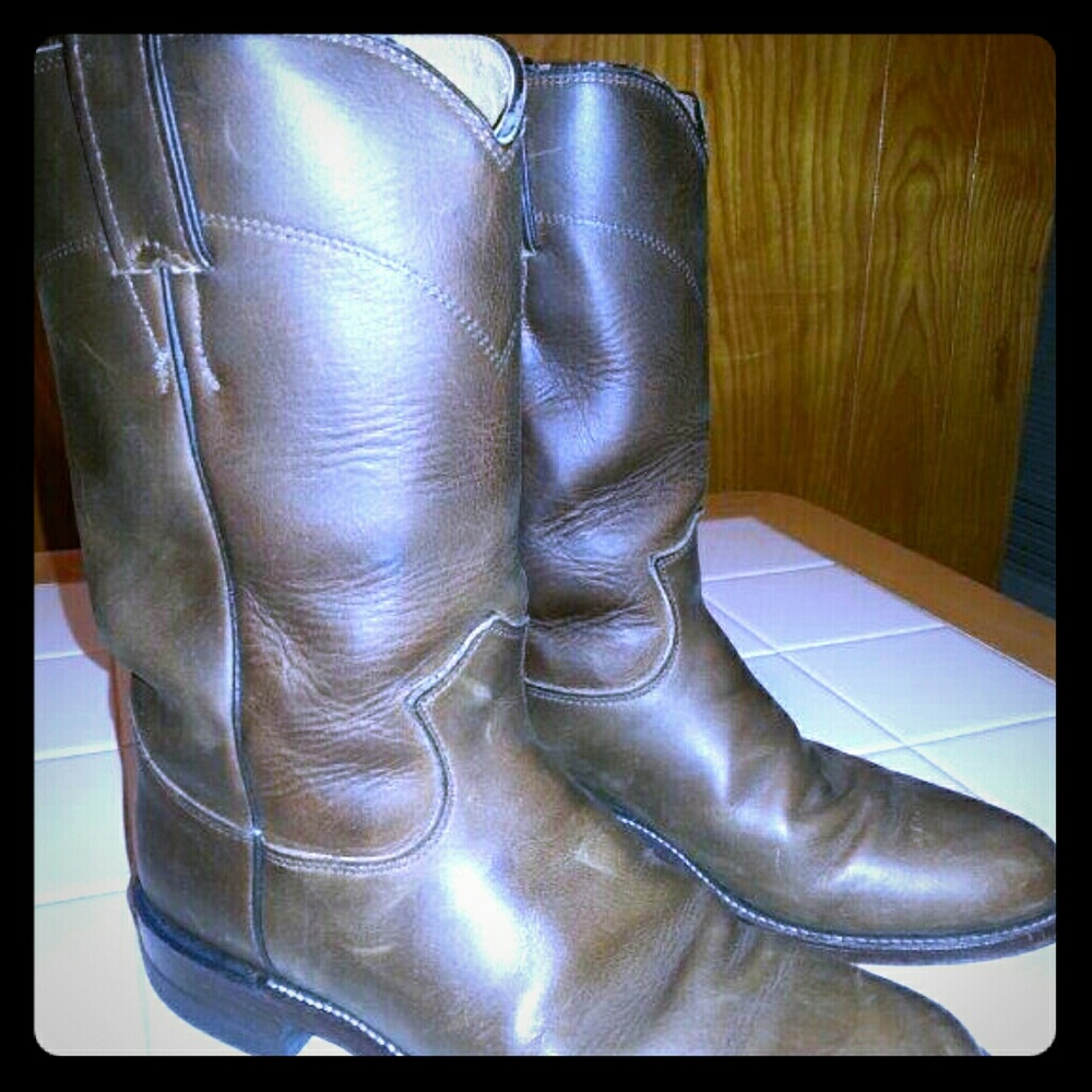 Justin Leather Boots
